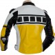 YELLOW Kenny Roberts Leguna Seca Biker Leather Jacket
