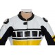 YELLOW Kenny Roberts Leguna Seca Biker Leather Jacket