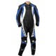 RTX Aero Evo BLUE Racing One Piece Race Leathers Suit RTX Aero Evo BLUE Racing One Piece Race Leathers Suit