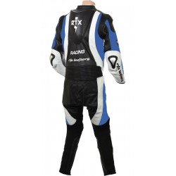 RTX Aero Evo BLUE Racing One Piece Race Leathers Suit RTX Aero Evo BLUE Racing One Piece Race Leathers Suit