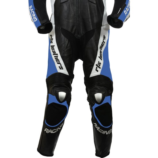 RTX Aero Evo BLUE Racing One Piece Race Leathers Suit RTX Aero Evo BLUE Racing One Piece Race Leathers Suit
