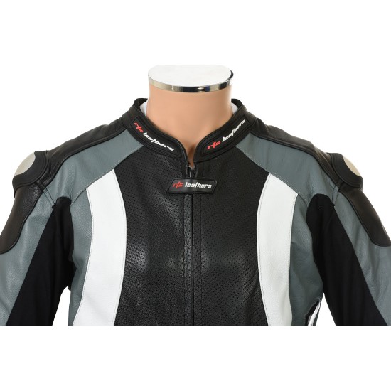 RTX Aero Evo GREY Racing 1Pc Leather Suit