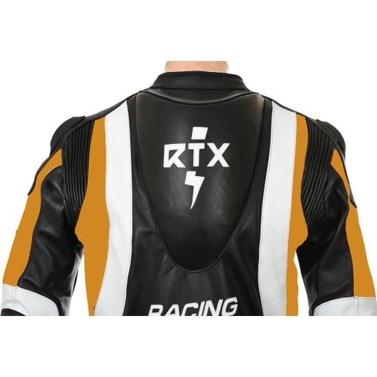 RTX Aero Evo ORANGE Racing 1Pc Leather Suit