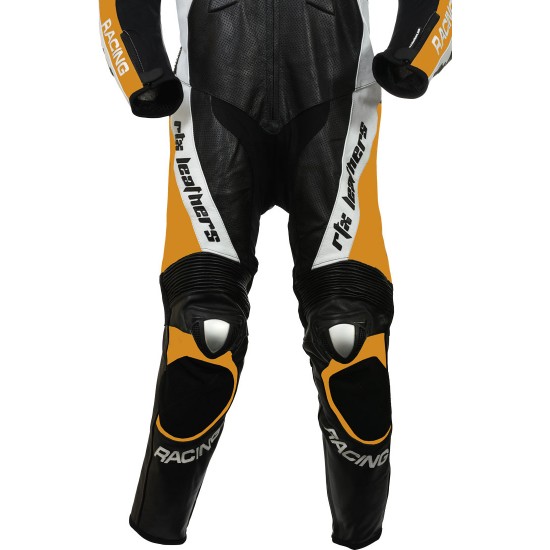 RTX Aero Evo ORANGE Racing 1Pc Leather Suit