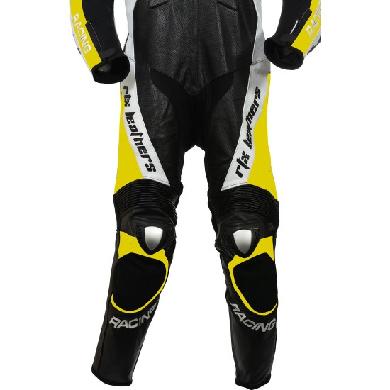 RTX Aero Evo YELLOW Racing 1Pc Leather Suit