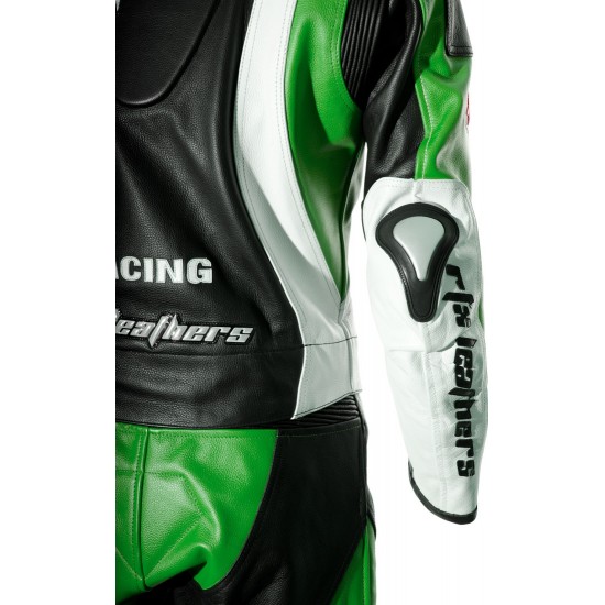 RTX Aero Evo GREEN Racing Leather Suit RTX Aero Evo GREEN Racing Leather Suit
