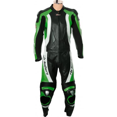 RTX Aero Evo GREEN Racing Leather Suit RTX Aero Evo GREEN Racing Leather Suit