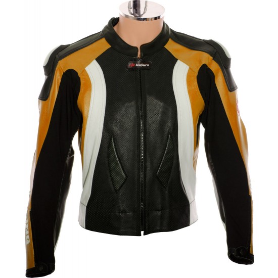 RTX Aero Evo Orange Biker Jacket