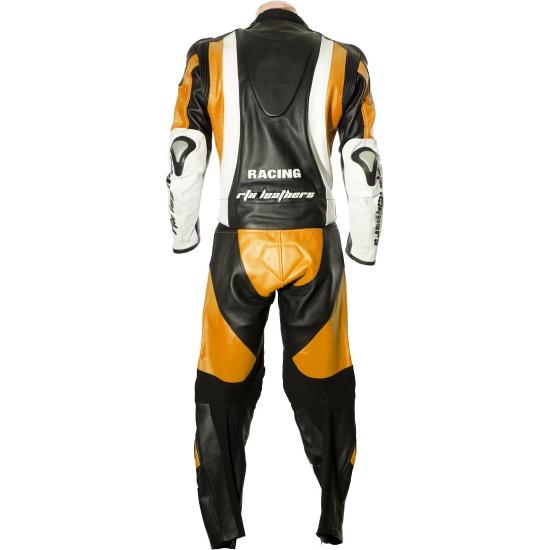 RTX Aero Evo ORANGE Racing Leather Suit
