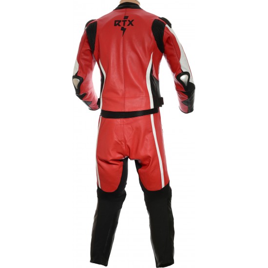 RTX Akira Red CE Leather Biker SUIT