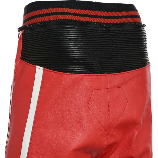 RTX Akira Red Leather Trouser Pant 