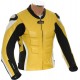 RTX AKIRA Yellow Leather Motorcycle Jacket