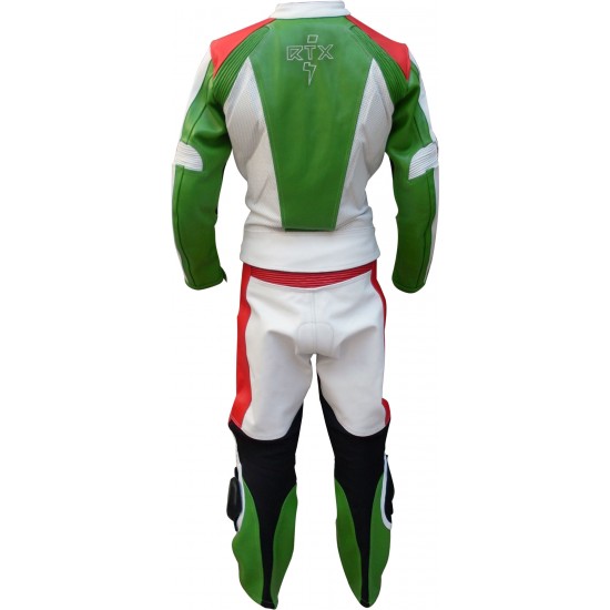 RTX ITALIA Tri Colour 2 Piece Race Leathers RTX ITALIA Tri Colour 2 Piece Race Leathers