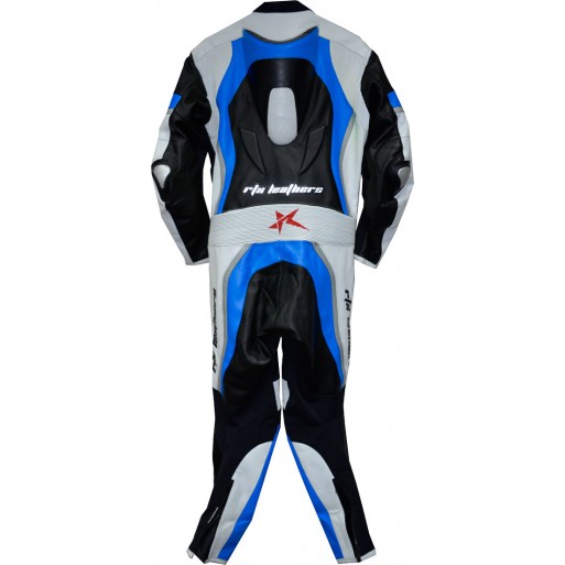 RTX Halo Blue Black Race Leather
