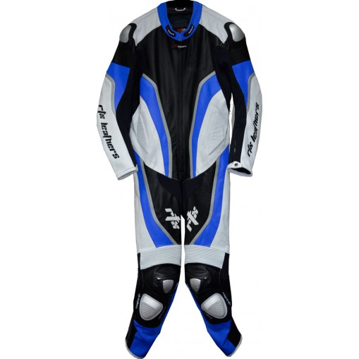RTX Halo Blue Black Race Leather