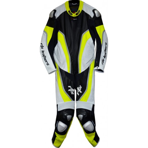 Halo Evo Neon Leather Motorcycle Suit Halo Evo Neon Leather Motorcycle Suit