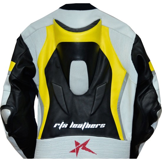 RTX Halo Yellow Black Race Leather