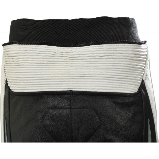 Raptor Grey Motorcycle Leather Biker Trouser