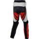 Raptor Red Motorcycle Leather Biker Trouser
