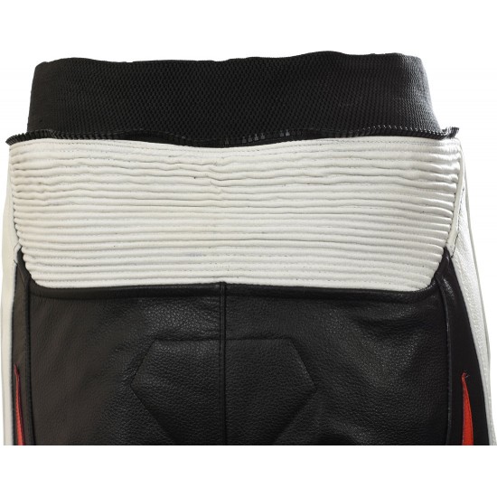 Raptor Red Motorcycle Leather Biker Trouser