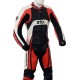 RTX Raptor Red Motorcycle 2pc Leather Suit