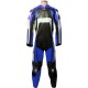 RTX Raptor Blue Motorcycle Leather Suit