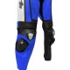 RTX Raptor Blue Motorcycle Leather Suit