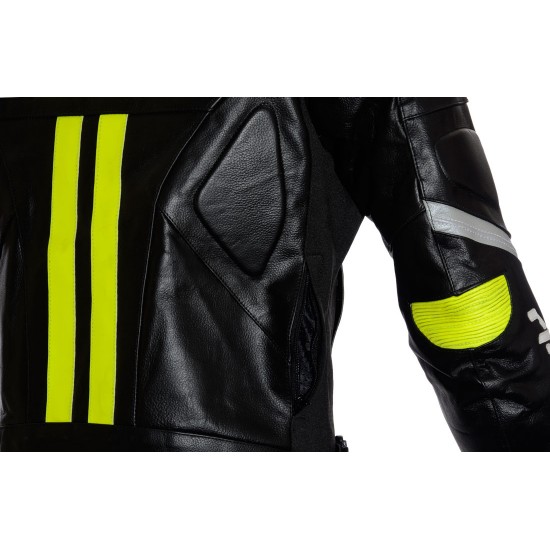 VR46 Valentino Rossi Black Leather Jacket