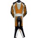 RTX Orange Spartan Sports Biker One Piece Leather Suit
