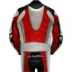 RTX Red Spartan Sports Biker One Piece Leather Suit