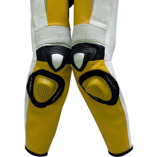 RTX Yellow Spartan Sports Biker Leather Suit