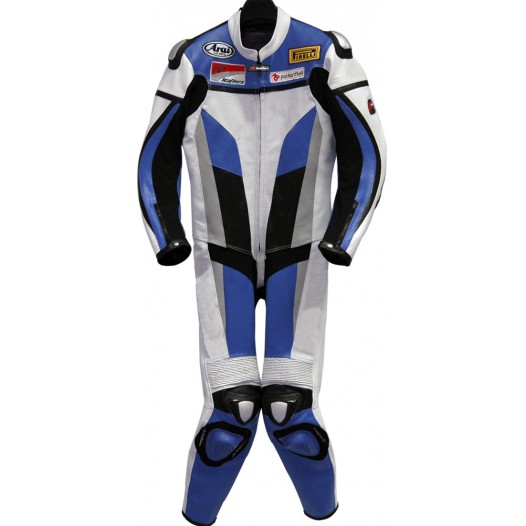RTX Blue Spartan Sports Biker Leather Suit RTX Blue Spartan Sports Biker Leather Suit