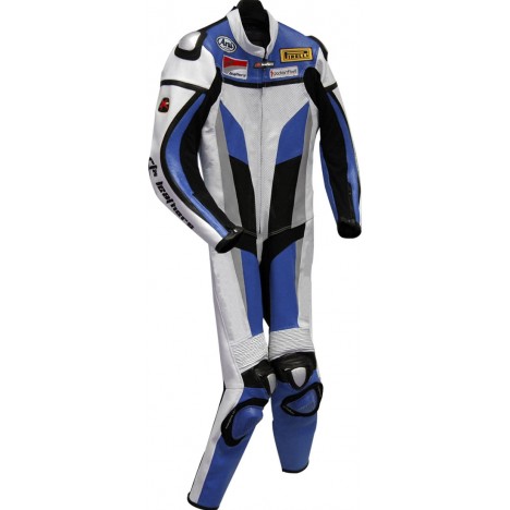RTX Blue Spartan Sports Biker Leather Suit RTX Blue Spartan Sports Biker Leather Suit
