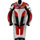 RTX Red Spartan Sports Biker One Piece Leather Suit