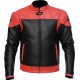 RTX VENOM Red Black Leather Biker Jacket RTX VENOM Red Black Leather Biker Jacket