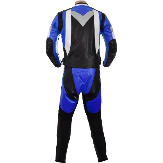 RTX Violator GSXR Blue Motorcycle Leather Suit