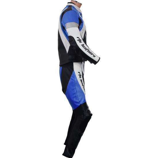 RTX Violator GSXR Blue Motorcycle Leather Suit