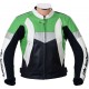 RTX Violator Ninja Green Leather Biker Jacket