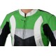 RTX Violator Ninja Green Leather Biker Jacket