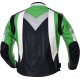 RTX Violator Ninja Green Leather Biker Jacket