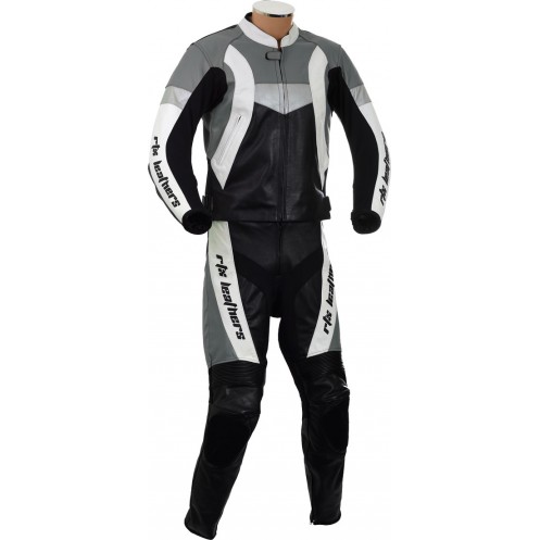 RTX Violator Sport Grey Motorbike Leathers