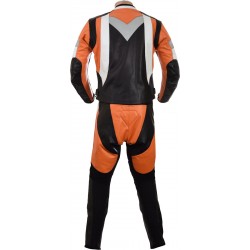 RTX Violator Orange Sports Biker Leathers