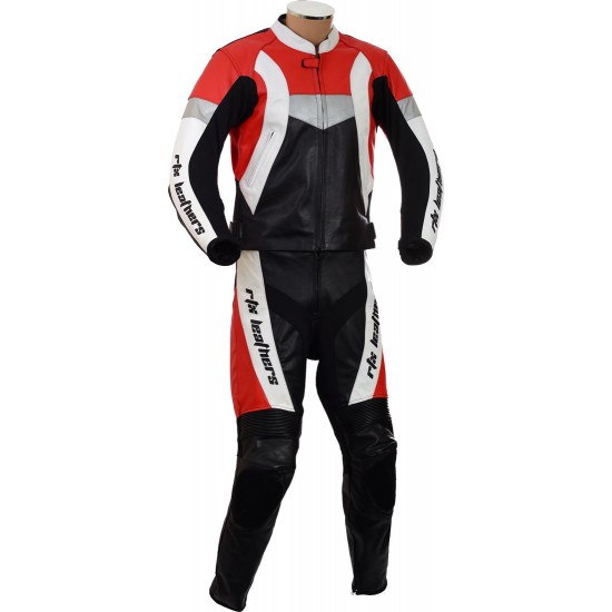 RTX Violator Red Motorcycle Leathers