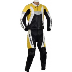 RTX Violator Yellow Sports Bike Leathers