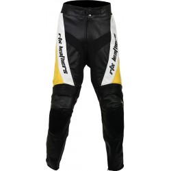 VIOLATOR Yellow Leather Motorcycle Trouser VIOLATOR Yellow Leather Motorcycle Trouser