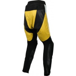 VIOLATOR Yellow Leather Motorcycle Trouser