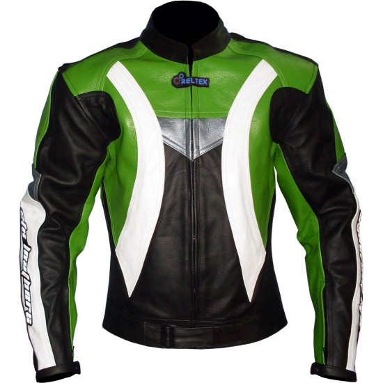 RTX Supersport Kawasaki Green Biker Jacket