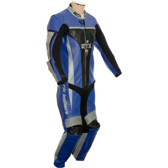 RTX Xtreme Blue One Piece Leather Suit RTX Xtreme Blue One Piece Leather Suit