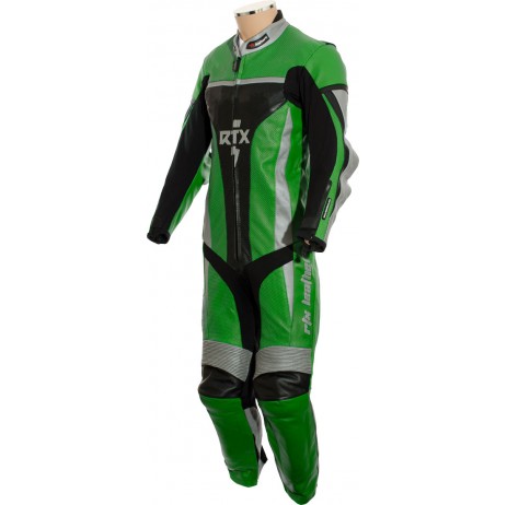 RTX Xtreme Green One Piece Leather Suit RTX Xtreme Green One Piece Leather Suit