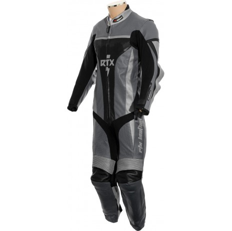 RTX Xtreme Grey One Piece Leather Suit 